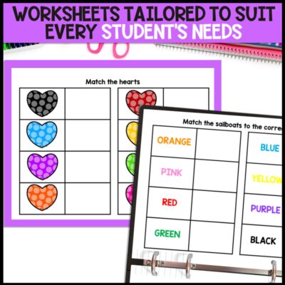 valentine's day morning work binder worksheets for every student's needs