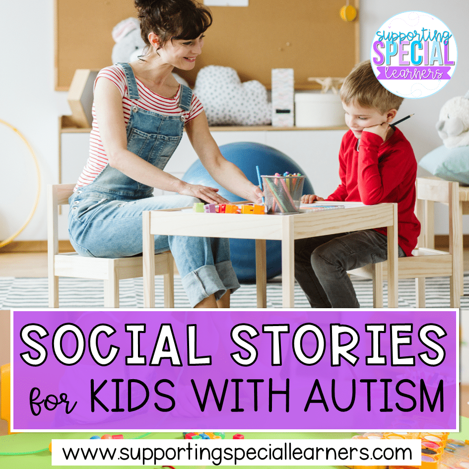 social stories for kids with autism cover