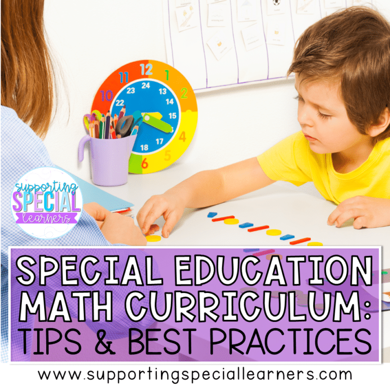 special education math curriculum tips and best practices