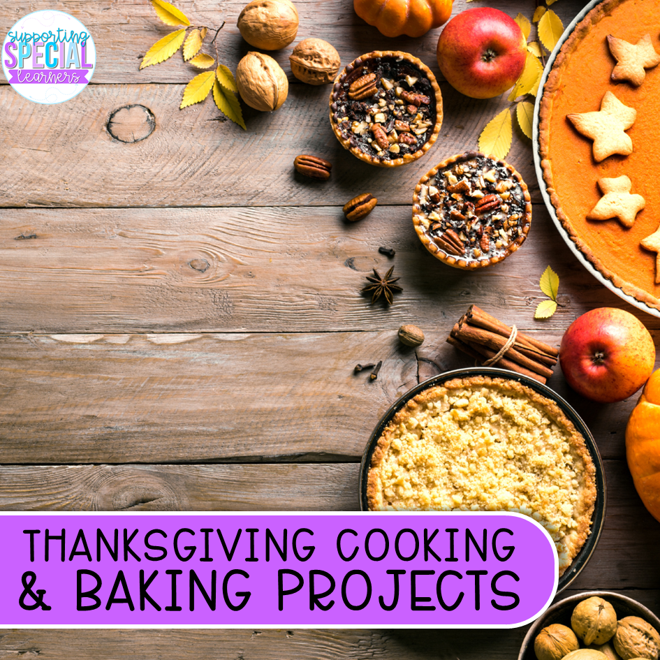 thanksgiving cooking and baking projects