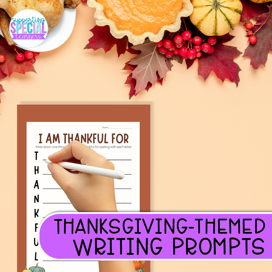 thanksgiving themed writing prompts